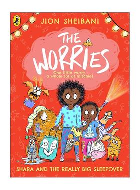 英文原版 The Worries Shara and the Really Big Sleepover 忧虑小精灵 莎拉去祖父家过夜 儿童情绪启蒙故事书 进口英语原版书籍