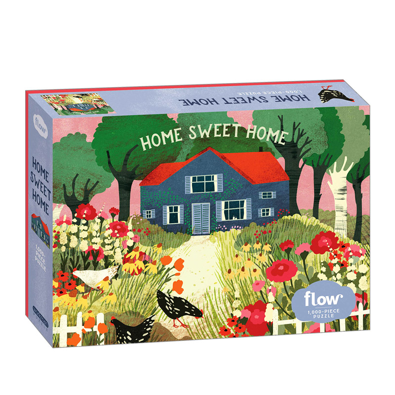 英文原版 Home Sweet Home 1000-Piece Puzzle 甜蜜之家1000块拼图 英文版 进口英语原版书籍