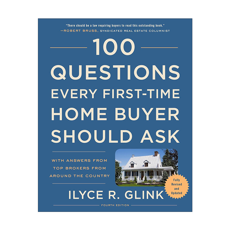 英文原版 100 Questions Every First-Time Home Buyer Should Ask 每个首次购房者应该问的100个问题 第四版 英文版进口英语书籍