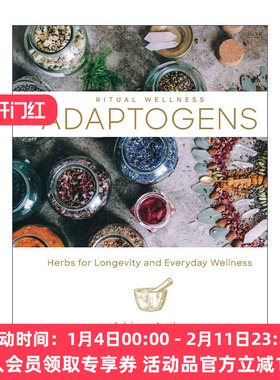 英文原版 Adaptogens 长寿与健康 草药 精装 英文版 进口英语原版书籍