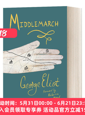 米德尔马契 英文原版 Middlemarch Classics Deluxe 刺绣封面版 乔治 爱略特 英文版 进口英语原版书籍