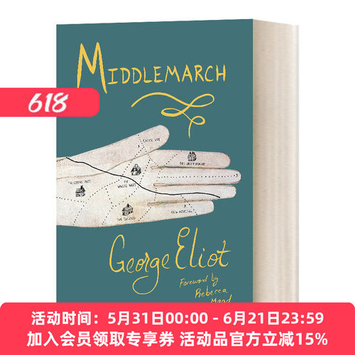 米德尔马契 英文原版 Middlemarch Classics Deluxe 刺绣封面版 乔治 爱略特 英文版 进口英语原版书籍