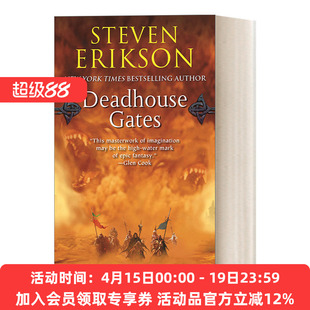 英文原版 玛拉兹英灵录卷2 死馆门扉 Deadhouse Gates 史蒂芬埃里克森 史诗奇幻小说 英文版 进口英语原版书籍