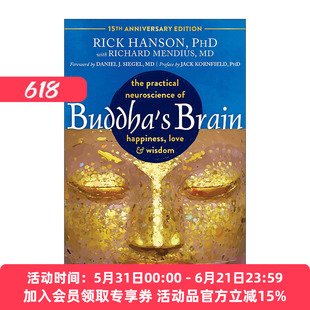 英文原版 Buddha's Brain 冥想5分钟 等于熟睡一小时 里克·汉森 英文版 进口英语原版书籍