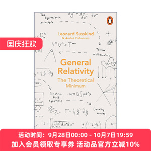 英文原版 General Relativity 广义相对论 伦纳德·萨斯金德 斯坦福大学广义相对论笔记 英文版 进口英语原版书籍