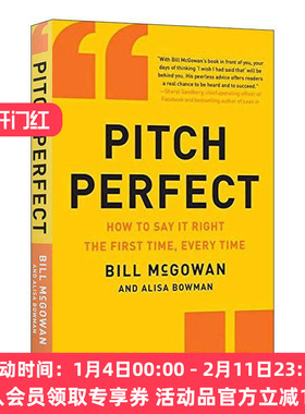 英文原版 Pitch Perfect 精准表达 职场沟通秘籍 Bill McGowan 英文版 进口英语原版书籍