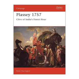 印度普拉西战役 1757 战争历史系列 英文版 书籍 英文原版 进口英语原版 Plassey
