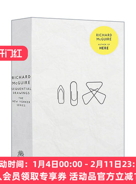 英文原版 Sequential Drawings 物品间的闲聊 纽约客小插图选 理查德?麦奎尔 精装 英文版 进口英语原版书籍