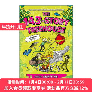 英文原版 The 143-Story Treehouse Camping Trip Chaos! 小屁孩树屋历险记143层树屋故事 精装 英文版 进口英语原版书籍