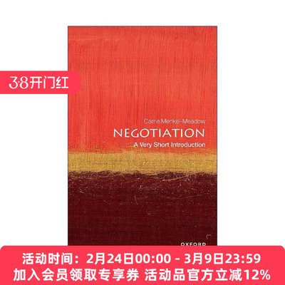 英文原版 Negotiation A Very Short Introduction 协商 牛津通识读本 英文版 进口英语原版书籍
