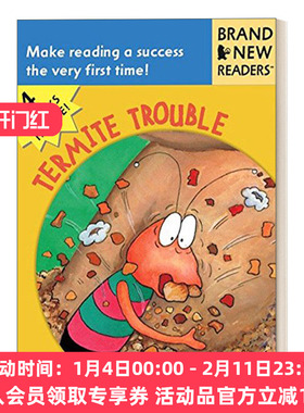 小白蚁的麻烦 英文原版绘本 Termite Trouble Brand New Readers 儿童绘本 Candlewick分级读物 英文版 进口英语原版书籍