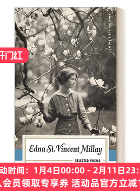 英文原版 Edna St. Vincent Millay Selected Poems 埃德娜·圣·文森特·米莱诗选 美国女诗人 精装美国文库 英文版 进口英语书籍