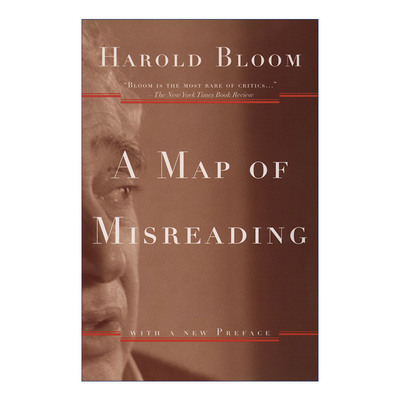 误读图示  英文原版 A Map of Misreading 哈罗德·布鲁姆 英文版 进口英语原版书籍