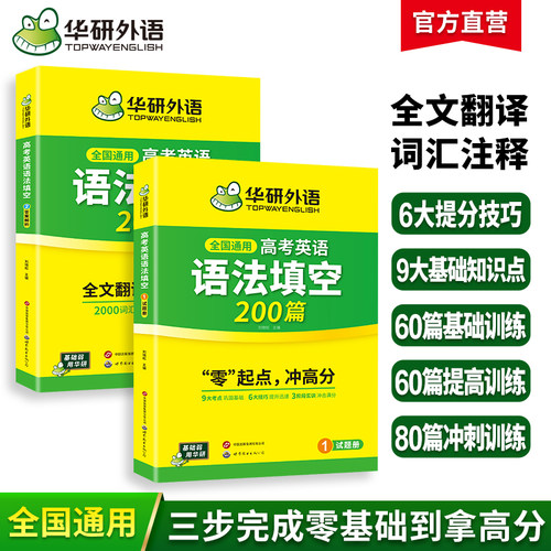 华研外语高考英语语法填空