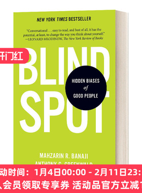 盲点 英文原版 Blindspot 好人的潜意识偏见 英文版 进口英语原版书籍