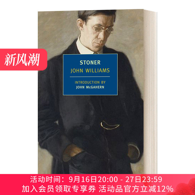 斯通纳 英文原版小说 Stoner 约翰·威廉斯  John Williams 经典文学小说 国外名著阅读图书英文版 进口英语原版书籍
