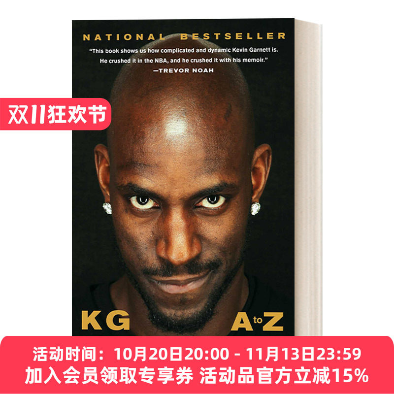 英文原版 KG: A to Z 凯文 加内特自传 英文版 进口英语原版书籍