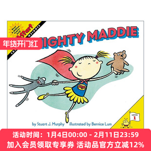英文原版 Mathstart Level 1 Mighty Maddie 数学启蒙绘本1级 英文版 进口英语原版书籍