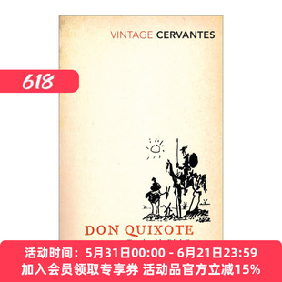 英文原版 Don Quixote 堂吉诃德 塞万提斯 Vintage经典系列 英文版 进口英语原版书籍
