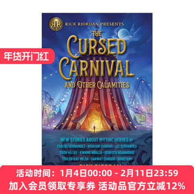 被诅咒的狂欢节和其他灾难 英文原版 The Cursed Carnival and Other Calamities 儿童奇幻神话故事小说 英文版 进口英语原版书籍