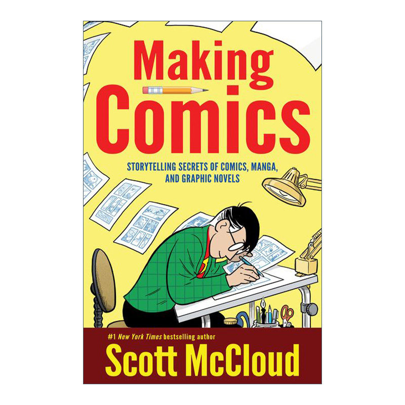 制造漫画  英文原版 Making Comics 漫画艺术普及三部曲 英文版 进口英语原版书籍