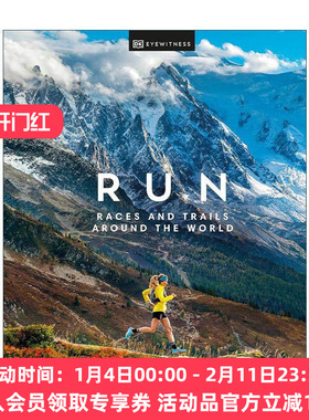 英文原版 Run Races and Trails Around the World 跑步 世界各地的比赛和小径 DK科学百科精装 英文版 进口英语原版书籍