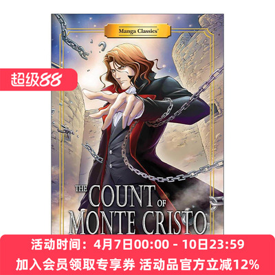 英文原版 Count Of Monte Cristo 基督山伯爵漫画版 漫画版世界名著系列Manga Classics 英文版 进口英语原版书籍