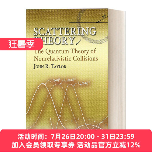 散射理论 英文原版 Scattering Theory 非相对论性碰撞的量子理论 英文版 进口英语原版书籍