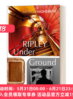 华研原版 英文原版 Ripley Under Ground 地下雷普利 雷普利系列2 帕特里夏·海史密斯 英文版 进口英语原版书籍