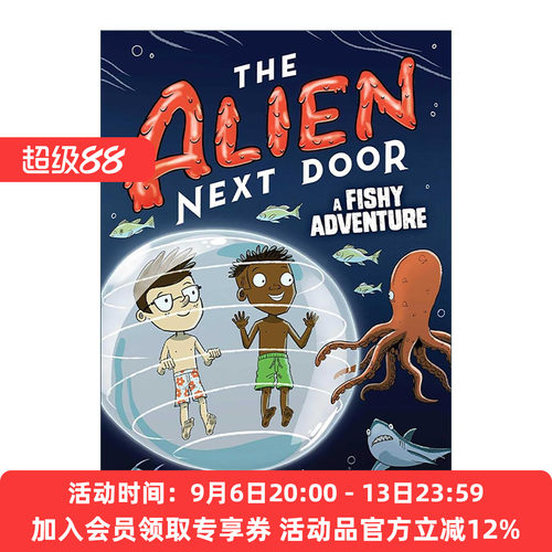 英文原版 The Alien Next Door 11 A Fishy Adventure 隔壁的外星人11 英文版 进口英语原版书籍