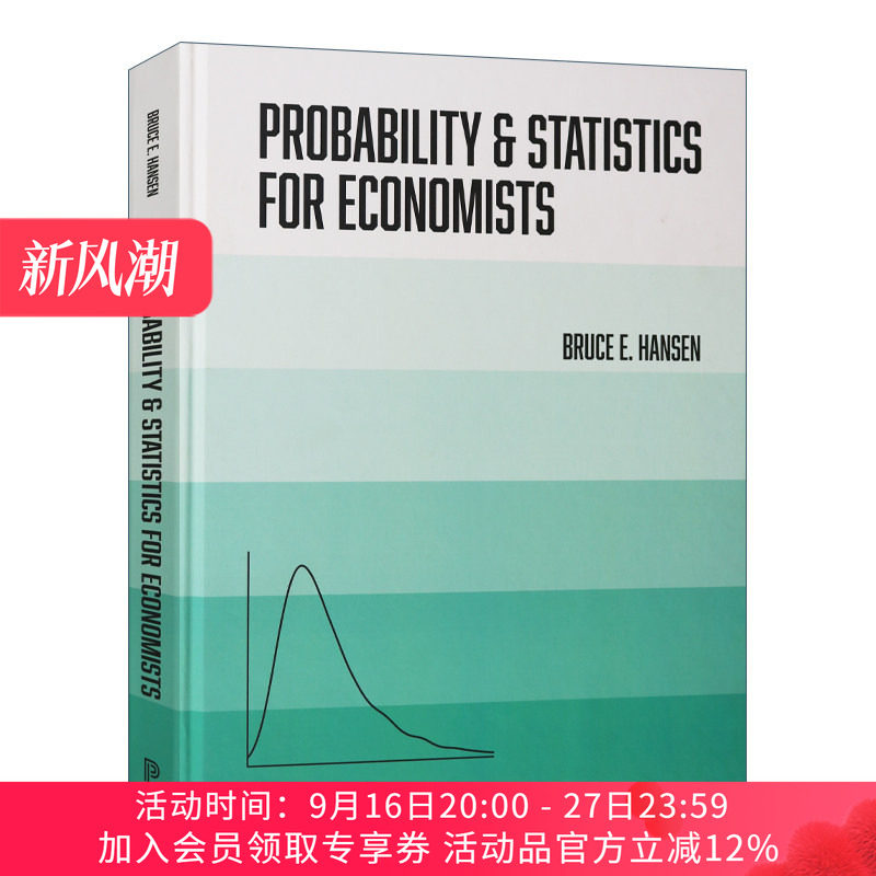 英文原版 Probability and Statistics for Economists 经济学家的概率与统计 精装 Bruce E. Hansen 英文版 进口英语原版书籍