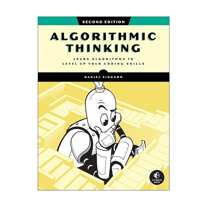 英文原版 Algorithmic Thinking 2 算法思维 第二版 提高编码技能 计算机 Daniel Zingaro 英文版 进口英语原版书籍