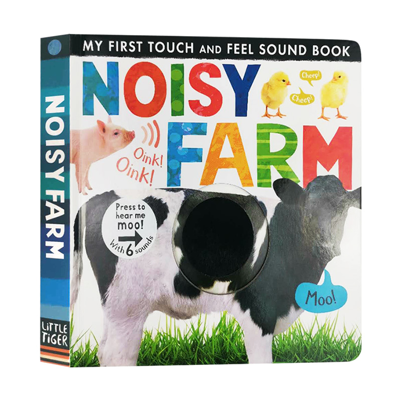 喧闹的农场英文原版绘本