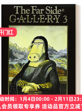 英文原版 The Far Side Gallery 3 远端画廊3 漫画集 黑色幽默 盖里拉森 英文版 进口英语原版书籍