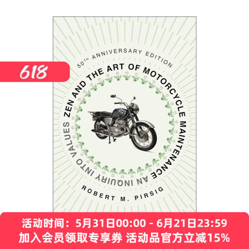 禅与摩托车维修艺术 英文原版 Zen and the Art of Motorcycle Maintenance 英文版 进口英语原版书籍