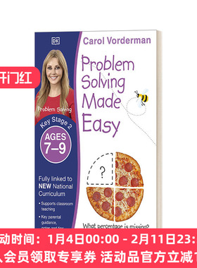 英文原版 10 Minutes a Day Problem Solving Ages 7-9 2nd Grade DK每天10分钟数学应用题7-9岁 英文版 进口英语原版书籍