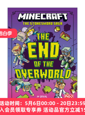 英文原版 Minecraft the End of the Overworld! Stonesword Saga #6 我的世界 石剑传奇系列小说6 英文版 进口英语原版书籍