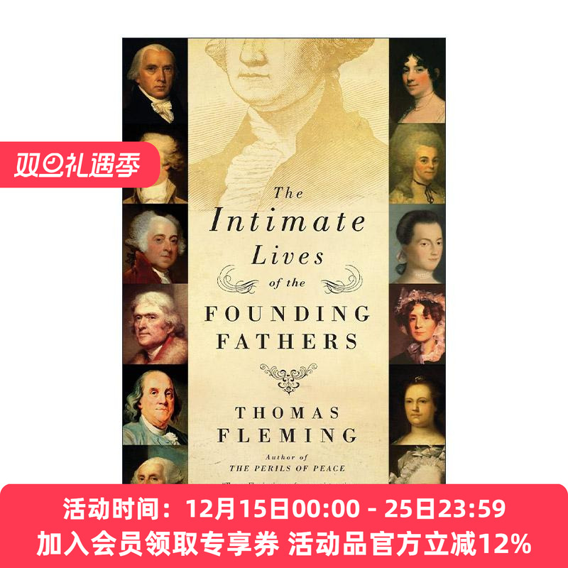 英文原版 The Intimate Lives of the Founding Fathers 开国之父们的私生活 英文版 进口英语原版书籍