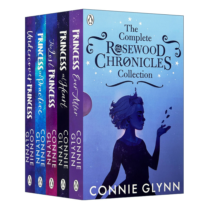 英文原版 The Complete Rosewood Chronicles Collection 玫瑰木系列五册套装 卧底公主 Connie Glynn畅销青少年奇幻小说 英文版