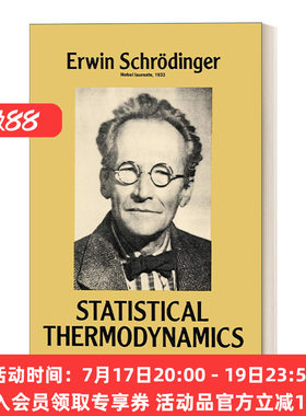 薛定谔 英文原版 Statistical Thermodynamics 统计热力学 1933年诺贝尔物理学奖获得者 量子力学奠基人之一 英文版 进口书籍