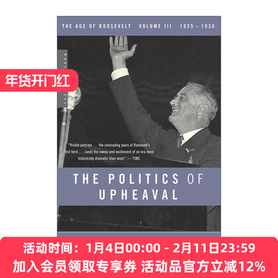 英文原版 The Politics of Upheaval 剧变的政治 1935—1936 罗斯福时代三部曲 小阿瑟·施莱辛格 英文版 进口英语原版书籍
