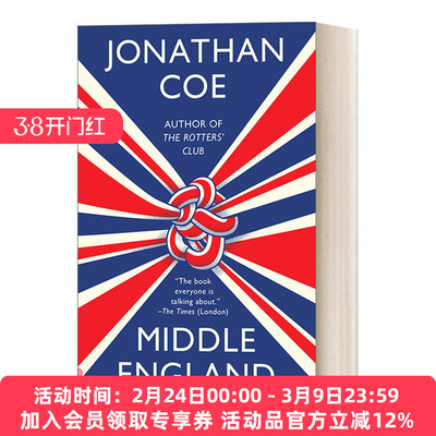 英文原版 Middle England A novel Vintage Contemporaries 英格兰中部 Jonathan Coe 英国家庭多代故事 讽刺小说 英文版 进口书籍