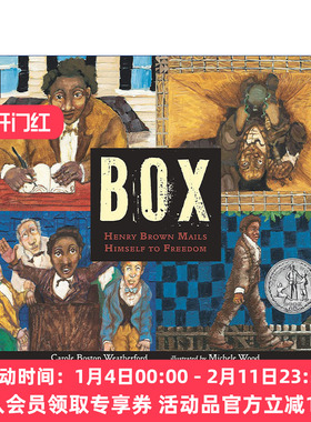 英文原版 BOX: Henry Brown Mails Himself to Freedom 信箱 为了自由寄出自己的亨利·布朗  英文版 进口英语原版书籍
