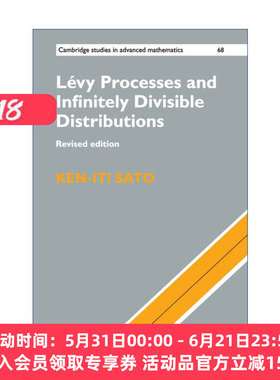 莱维过程与无穷可分分布 英文原版 Lévy Processes and Infinitely Divisible Distributions 剑桥高等数学研究系列 英文版 进口
