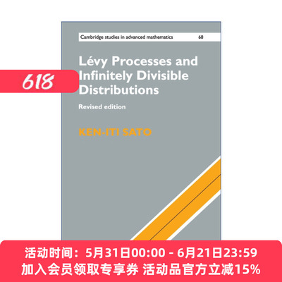 莱维过程与无穷可分分布 英文原版 Lévy Processes and Infinitely Divisible Distributions 剑桥高等数学研究系列 英文版 进口