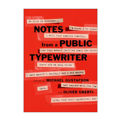 英文原版 Notes from a Public Typewriter 公用打字机上的笔记 精装 英文版 进口英语原版书籍