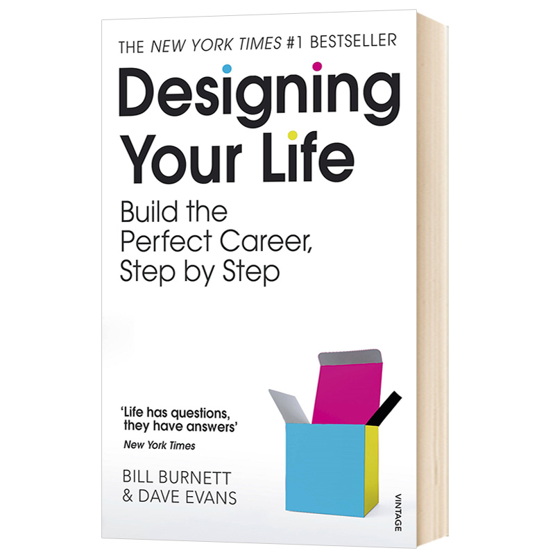 设计你的生活英文原版 Designing Your Life斯坦福大学人生设计课个人规划书实现人生价值英文版进口英语纽约时报畅销书-封面