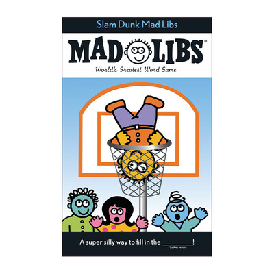 强力灌篮 英文原版 Slam Dunk Mad Libs 疯狂填词游戏 英文版 进口英语原版书籍