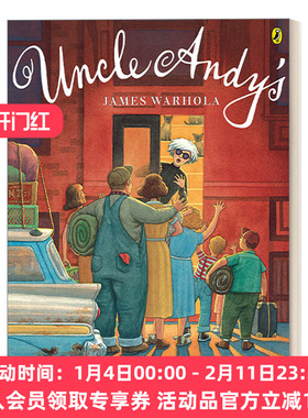 英文原版 Uncle Andy's Picture Puffin Books 叔叔安迪 安迪·沃霍尔的精彩访问 5-8岁儿童艺术传记绘本 James Warhola 进口书籍