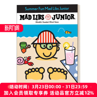 World 儿童英语文字游戏 Summer Junior Mad 英文版 乐趣 Greatest 进口英语原版 Game Libs 夏日 Fun 英文原版 书籍 Word